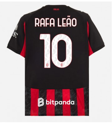 AC Milan Rafael Leao #10 Hjemmebanetrøje 2025-26 Kortærmet